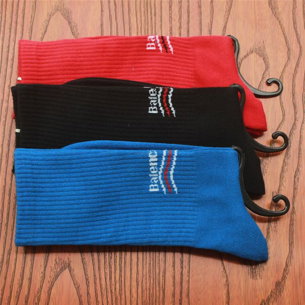 

bal letter cotton socks supply europe and america wholesale socks japan korea fashion pure color stocking, Black