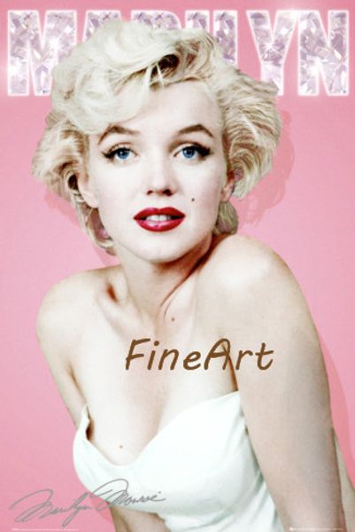 

good qualilty hand painted marilyn monroe painting wall canvas arts oil paintings gallery art pieces living room decoration