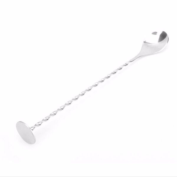 

stainless steel mixing stirring spoon cocktail drink mixer bar puddler ladle stirrer spoons kitchen restaurant drink tool