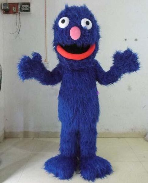 

2018 street grover blue monster outfit mascot costume dress suit, Red;yellow