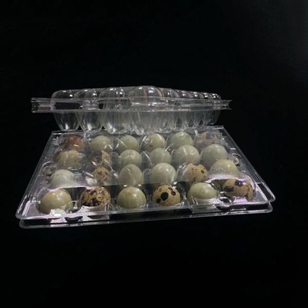 

24 holes quail eggs container boxes plastic packaging boxes kitchen accessories