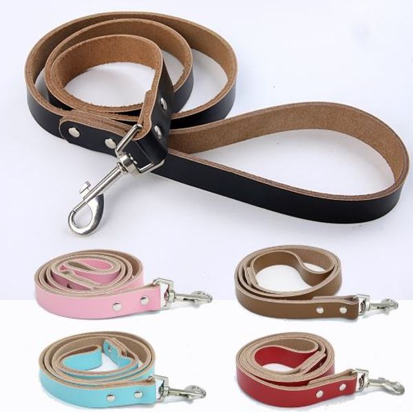 2019 Hot Sale Dog Accessories Real Cowhide Pu Leather Dog Collars