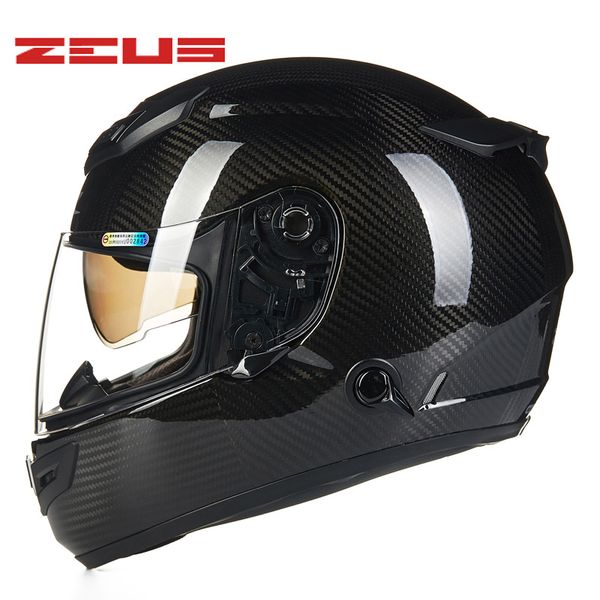 

casque moto carbon fiber helmet full face helmet mask motorcycle racing shockproof breathable anti-uv capacetes casco de moto