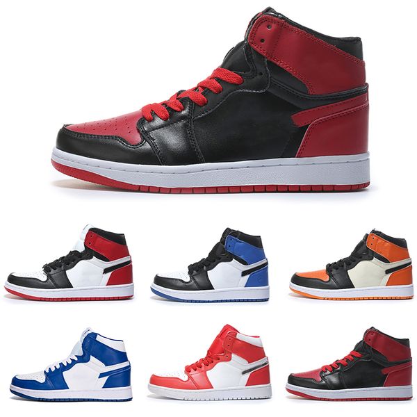 

2018 new og 1 3 mens basketball shoes wheat gold bred toe chicago banned royal blue fragment unc sneakers sports trainers designer shoes, White;red