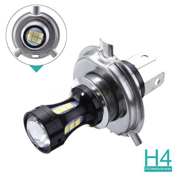 

Новый H4 белый мотоцикл 3030 LED Hi-Lo Луч фар головного света лампы лампы 6500 К 12 В постоя