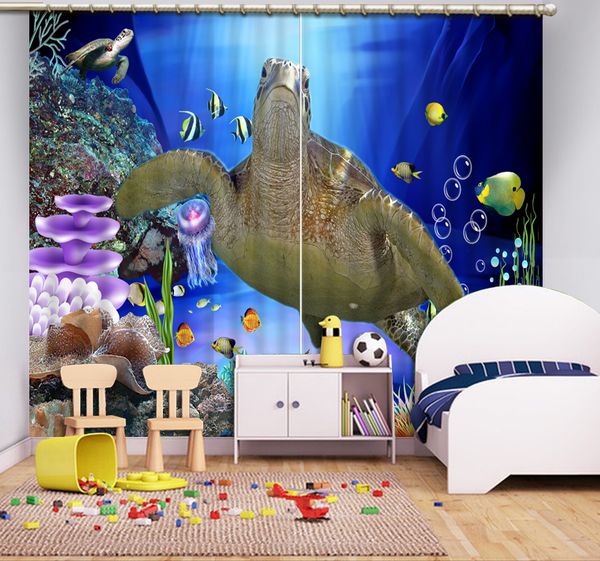 

3d curtain hand-painted flowers