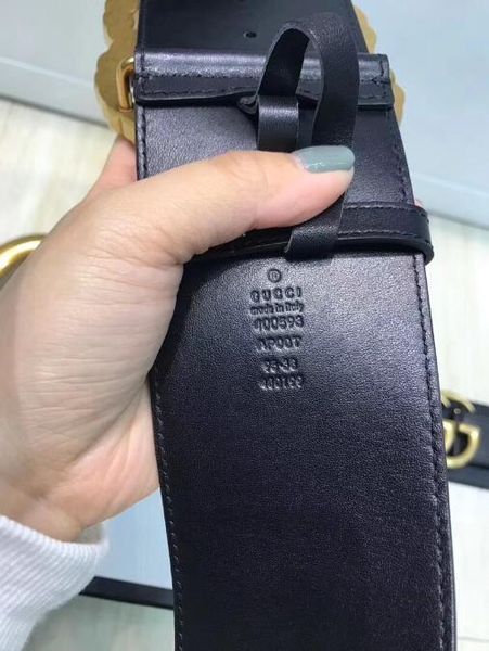 

2019 include original box 7cm belt men and women fa hion belt women leather belt gold ilver and black buckle