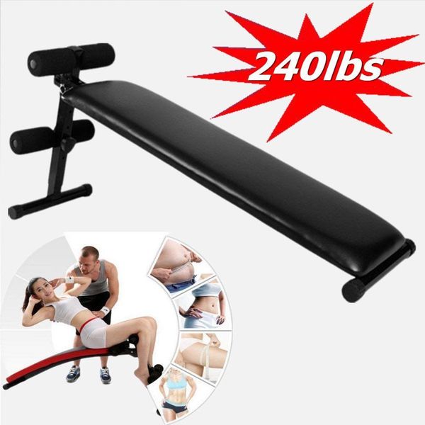 2019 Adjustable Sit Up Bench Crunch Exercise Board Decline