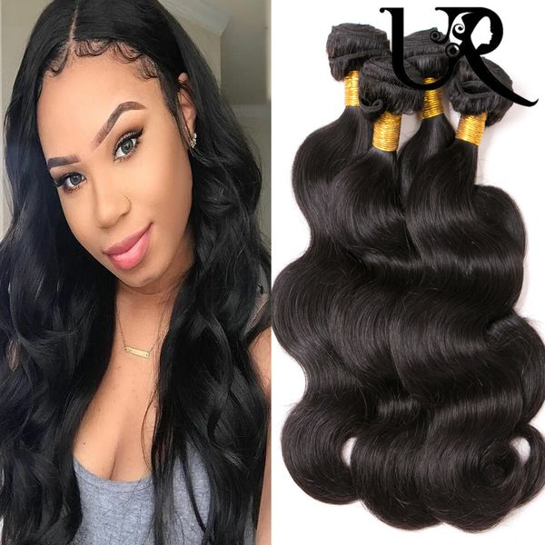 Urvenus Peruvian Body Wave Virgin Hair Bundle Deals 3 Grade 8a