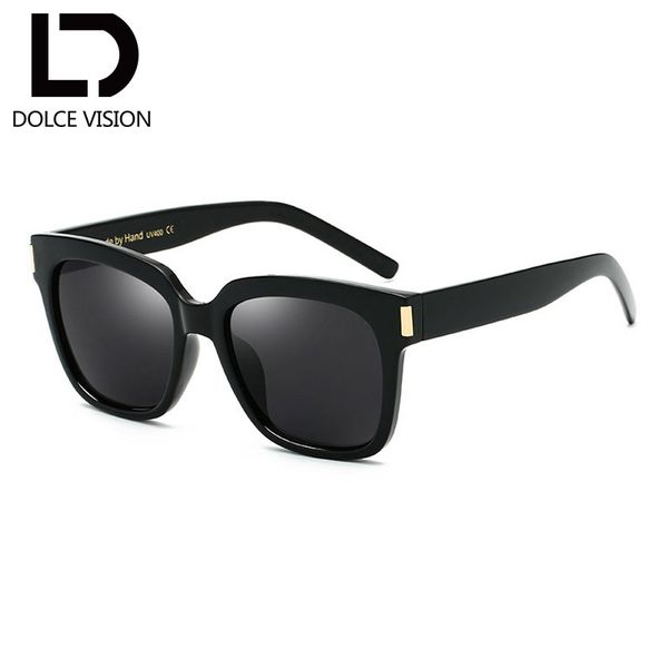 

vision black fashion sunglasses men oversize square shades brand design luxury mirror women sunglasses eyewear new, White;black
