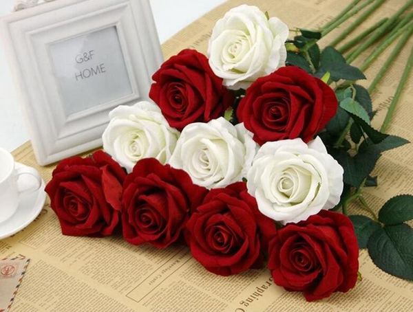 Acheter Décoration De Mariage Rose Fleurs Artificielles Date Romantique Partie Envoi Roses Bouquet De Fleurs En Soie Ga54 De 2513 Du Yuanjiu168