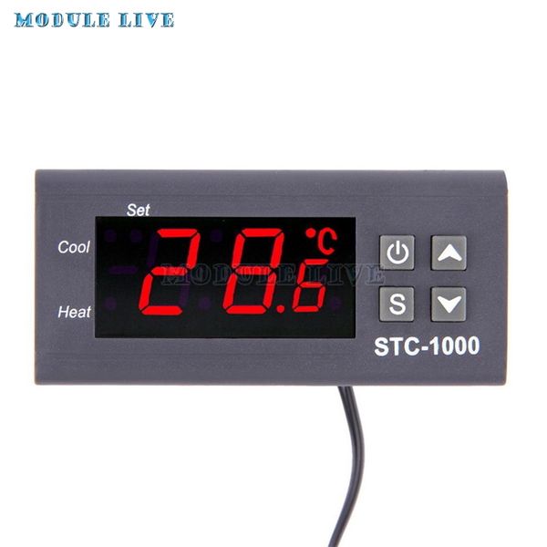 

stc-1000 ac 110-220v 10a lcd digital thermostat temperature control thermometer thermo controller with ntc sensor