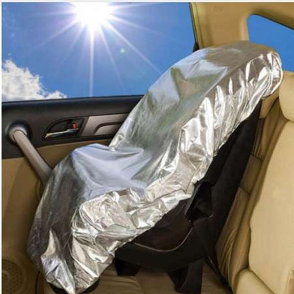 Cover refletor bebê crianças assentos de segurança de carro de prata de alumínio Sun Shade Sunshade filme 80x108cm raios UV protetor