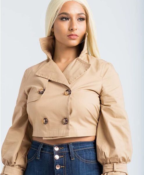 

женские твердые двубортный пальто стильный длинным рукавом ветровка с поясом, Black;brown