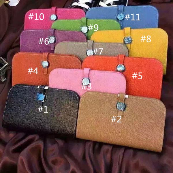 

HOT SALE GENUINE leather Passport holder famous H designer genuine leather Id Card holder high quality WALLETS