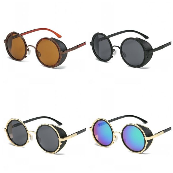 lentes redondos de sol hombre