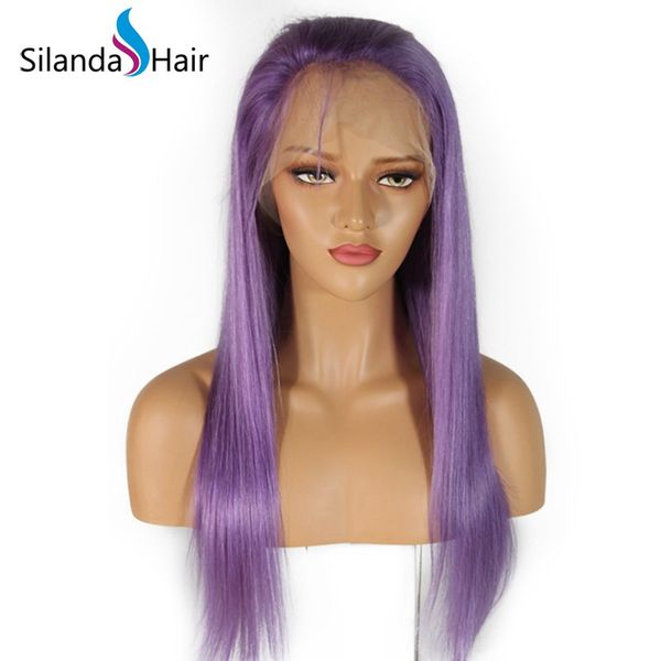 Silanda Hair Natural Looking Low Cost Purple Silky Straight