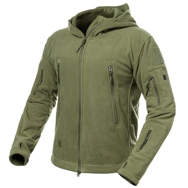 

2018 gear winter warm fleece jacket men army tactical jackets casual outerwear clothes multi pocket thick hoodie coat, Blue;black