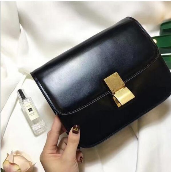 

2018 новый дамы классический box тофу кожаный мешок цепи сумка ретро почтальон сумка