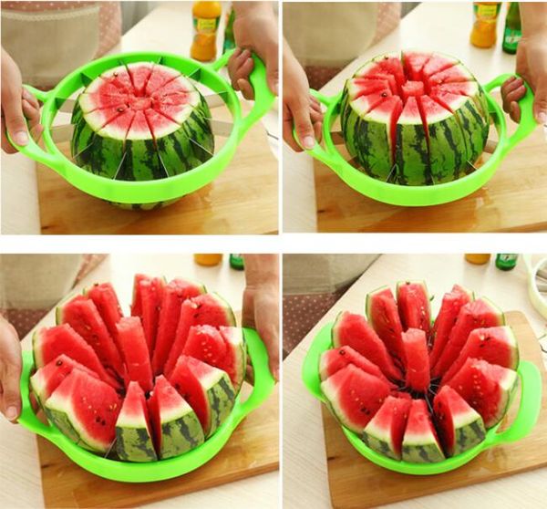 

durable watermelon cutter slicer pratical 1/12 kitchen fruit tools creative melon cutter fruit knife slicer dhl