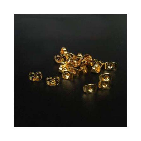 

100pcs/lot rubber clear earring back ser silicone round earring back sers bullet butterfly earring back sers, White