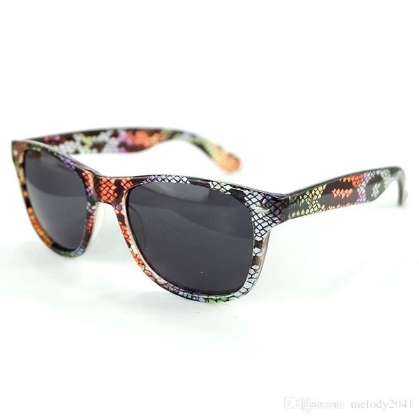 

dhl ship vintage traveller sunglasses metal hinge flower and snake printing frame sun glasses good quality clear stock, White;black