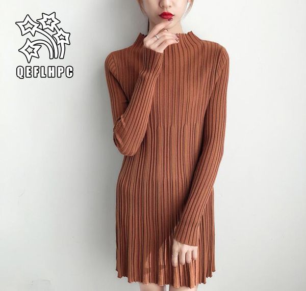 

women's clothes. sweater. long sleeves. sweater dress. 71-80% nylon +10%-29% fiber. fine wool. super elasticity. women's sweaters, Black;gray