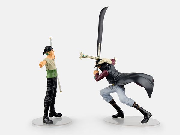 

animated one piece swordsman duel scene version sauron hawk eye boxed model