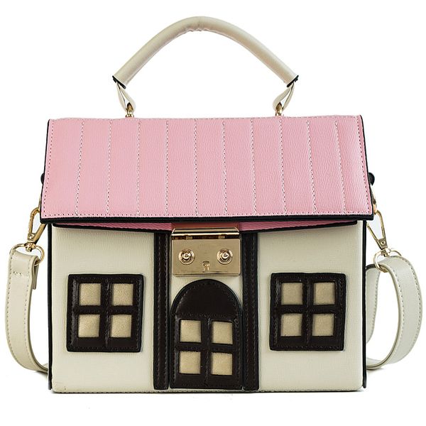 

celebrity lady hand bag pink beige luxury handbags women bags designer 2018 new unique lolita novelty girls handbag lock purses