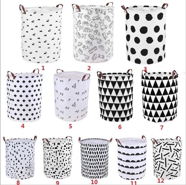

domestic foldable laundry storage bag clothes storage bag dirty laundry basket kids toys organizer home sundries storage barrel