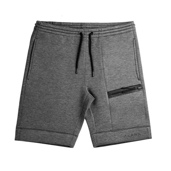 

new arrival fitness shorts/sports running shorts men /cotton zipper joggers jogging sweatpants/gym shorts men/workout short pant, Black;blue