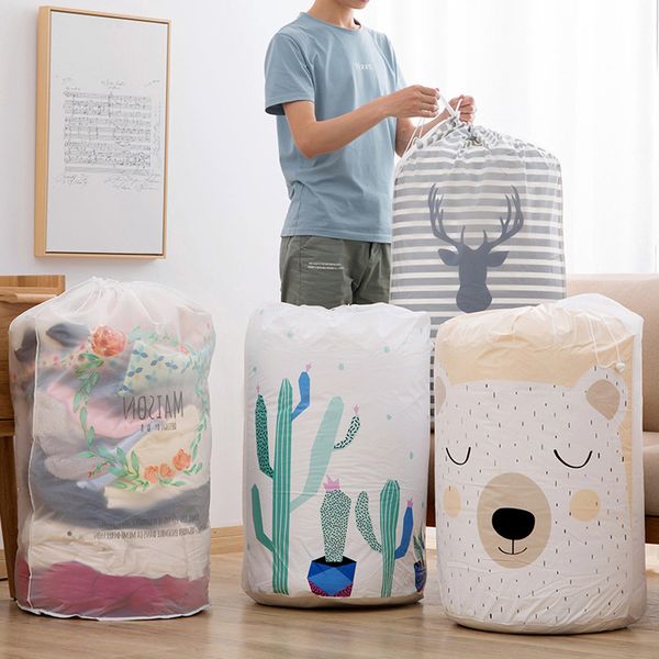 

foldable storage bag clothes blanket quilt closet sweater organizer box pouches housekeeping container organizers