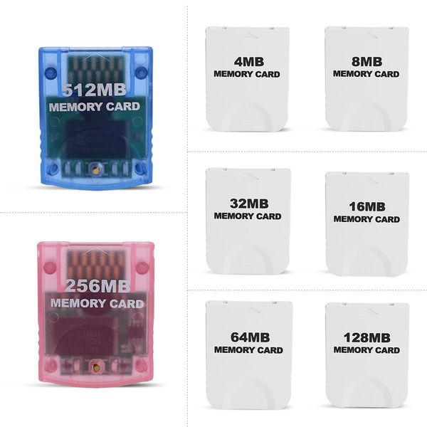 

8mb 64mb 128mb 32mb 256mb 512mb memory storage card for wii console ngc gamecube without retail packing dhl fedex ems ing