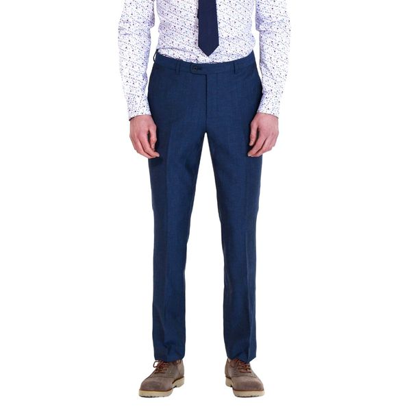 

men's casual fashion slim fit flat straight blue cotton men pants high-quality goods for wedding or any party male pants, White;black