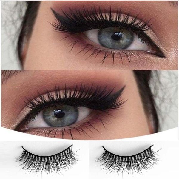 

mink false eyelashes gorgeous makeup tools 3d false eyelashes dolly lashes 10pairs personal use #034