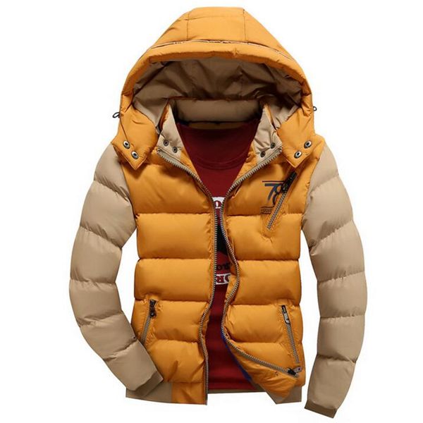 

einaudi 2017 3xl jacket men's parkas thick hooded coats men thermal warm casual jackets male outerwear brand clothing 78, Black;brown