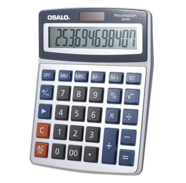 Função padrão Desktop Calculadora Eletrônica 12 Dígitos Grande Display Solar Bateria Dual Fonte de Alimentação para Escola Home Office