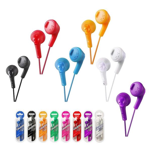 

Наушники Gumy Gummy Earbuds HA-F160 HA F160 Наушники Bass DJ 3,5 мм без MIC для Iphone 6 5 Ipad Samsung HTC с розничн