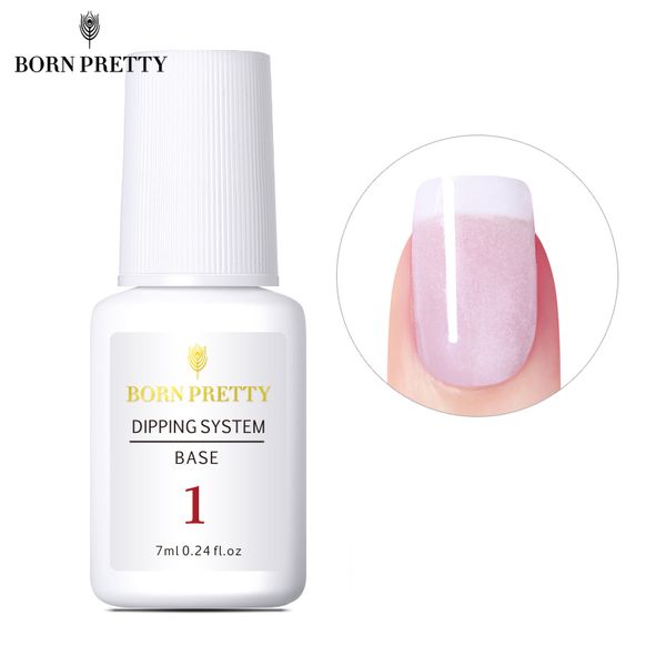 

born pretty dip powder clear base coat dipping powder activator nails art coat brush saver no need led uv lamp, Red;pink