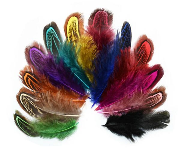 100 pz 6-10 cm coda di piume di fagiano coda di piume ventaglio per abbigliamento da cucito artigianale decorazione della festa nuziale