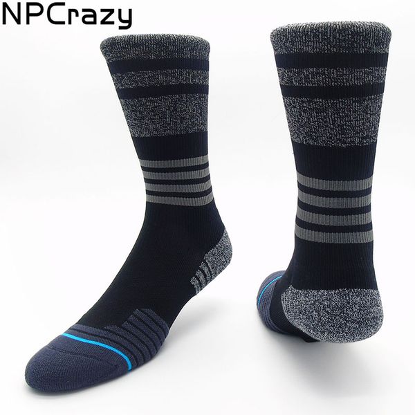 

socks men striped sock darkfold athletic compression socks for men seamless toe closure train cycling sockrush running sport, Black