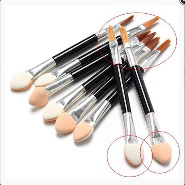 

brushes women makeup eyeshadow eyeliner sponge lip brush set applicator beauty double-ended disposable dhl hippping