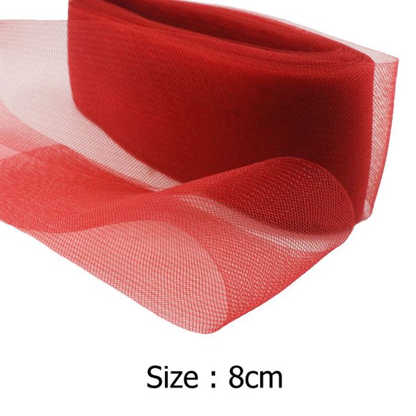 

iubufigo] 3.1" 8cm flat plain horsehair crin crinoline braid mesh for women chrinolin 100yard/lot #31color ing, Black;white