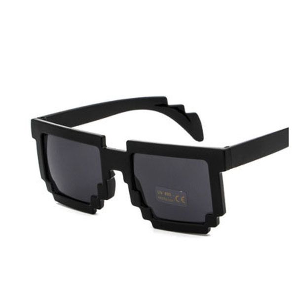 

unique mosaic sunglasses brand designer for women men square vintage resin glasses trendy glasses 6 colors uv400 halloween christmas gift, White;black