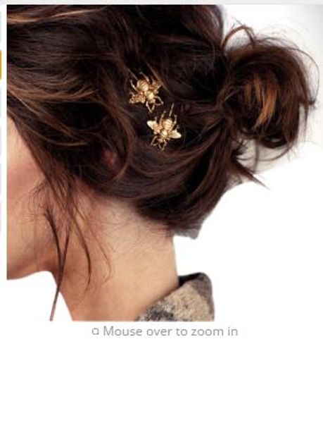 2019 2018 Fashion Korean Style Girls Exquisite Gold Bee Hairpin