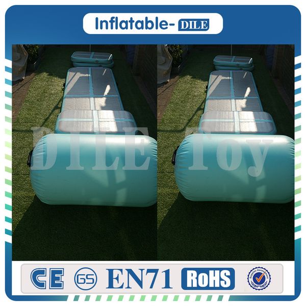 

a set (include 6 pieces)inflatable tumble track water trampoline air track floor home gym gymnastics inflatable air tumbling mat