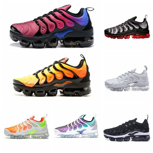 

2019 new chaussures tn plus ultra silver traderjoes running shoes colorways male pack sports tns mens trainers sneakers