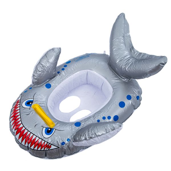 

jho-new kids inflatable baby toddler swimming swim seat float pool fish ring