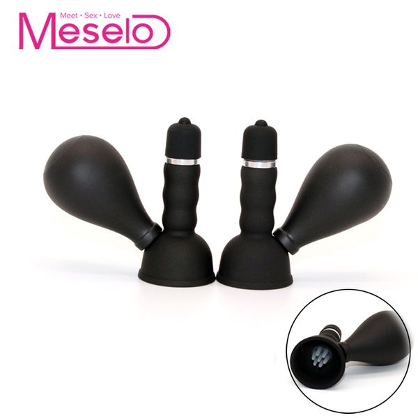 Meselo Nippel Vibrator Sexspielzeug Für Frauen, Weibliche Silikon Brust Vagina Saugen Stimulator Erwachsene Spiel Paar Flirten Massage Spielzeug Y1892702