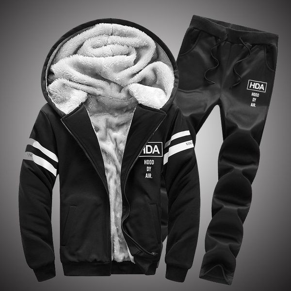 

autumn mens sweat suits sets tracksuit male casual sweatshirts men sweatsuits jacket sporting suits coat + sweatpants s212, Gray